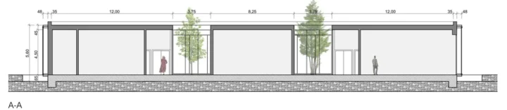 Skizze Schulerweiterungsbau in Wittenberge